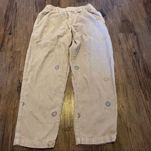 Urban Outfitter Corduroy smiley face pants